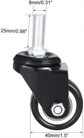 img 2 attached to Uoboeuq Swivel Caster Threaded Capacity