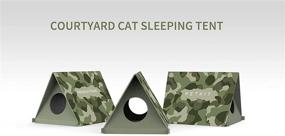 img 1 attached to Outdoor Cats Sleeping Tent Cave - PETKIT Pet Tent Bed for Small Dogs & Cats - Courtyard Cat Puppy House