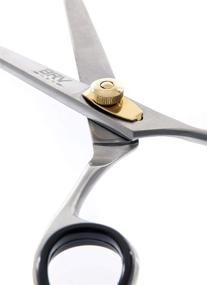 img 1 attached to ✂️ Professional Right Handed Hair Scissors - Super Sharp Razor Edge, Stainless Steel Hair Cutting Shears - 6.5 Inches - Fine Adjustment Screw Included