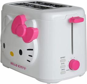 img 3 attached to 👋 Optimized for Search: Hello Kitty Wide Slot Toaster - Cool Touch Exterior - 2-Slice Model