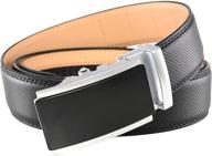 xavoe leather ratchet automatic adjustable men's accessories for belts logo