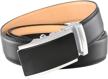 xavoe leather ratchet automatic adjustable men's accessories for belts logo