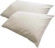 🌍 enhance sleep quality with grounding pillowcases - 2pcs set, queen size 20x30in, including earth connection cord logo