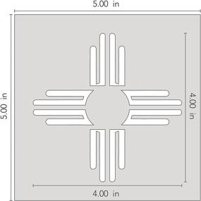 img 2 attached to Stencil Stop New Mexico Flag