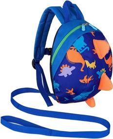 img 1 attached to 🦖 Dinosaur Toddler Backpack with Safety Leash - A Secure and Stylish Pick for Kids' Backpacks