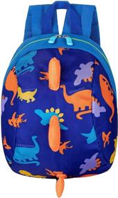 img 4 attached to 🦖 Dinosaur Toddler Backpack with Safety Leash - A Secure and Stylish Pick for Kids' Backpacks