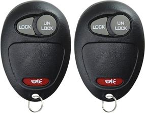 img 3 attached to 🔑 Удобный двойной пульт KeylessOption для безключевого доступа к автомобилю Chevrolet Colorado GMC Canyon Hummer H3 L2C0007T