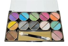 img 2 attached to 🎨 48-color Eyeshadow Makeup Palette with Splashing Paint Design