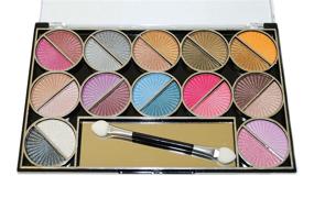 img 1 attached to 🎨 48-color Eyeshadow Makeup Palette with Splashing Paint Design
