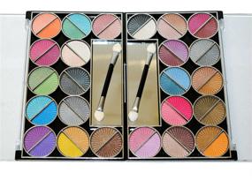 img 4 attached to 🎨 48-color Eyeshadow Makeup Palette with Splashing Paint Design