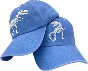 img 3 attached to NVJUI JUFOPL Dinosaur Embroidered Baseball Outdoor Recreation for Hiking & Outdoor Recreation Clothing