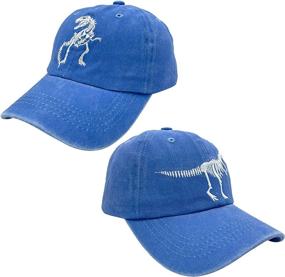 img 1 attached to NVJUI JUFOPL Dinosaur Embroidered Baseball Outdoor Recreation for Hiking & Outdoor Recreation Clothing