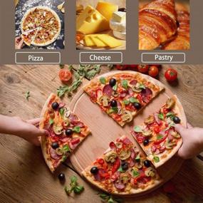 img 1 attached to 🍕 Effortlessly Slice Pizza with JmeGe Stainless Steel Pizza Cutter Wheel - Ergonomic Anti-Slip Grip Handle