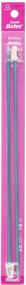 img 1 attached to 🧶 Susan Bates 10-Inch Silvalume Blue Knitting Needle, 3.25mm – Single Point
