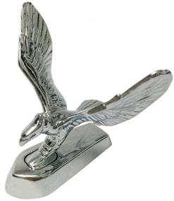 img 4 attached to 🦅 1 Pcs 3D Eagle Auto Car Front Cover Chrome Hood Ornament Sticker Badge Bonnet Car Decoration Styling Accessories