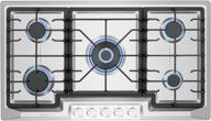 🔥 2020 empava 36 inch gas cooktop with 5 italy sabaf sealed burners - ng/lpg convertible in stainless steel logo