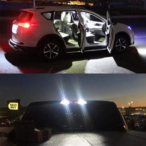 img 1 attached to 🚗 iBrightstar Набор сверхярких светодиодных ламп для 1999-2016 F-250 F-350: интерьер, номерной знак, грузовое и дверное освещение.