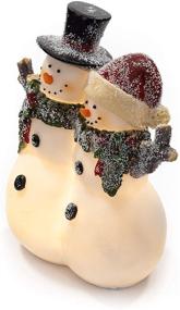 img 2 attached to ❄️ Enhance your Holiday Décor with VP Home Snowman Couple's Glowing LED Lights