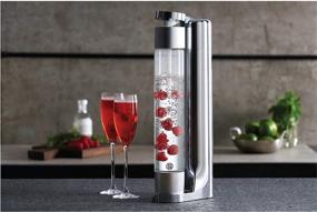 img 3 attached to 🍹 Twenty39 Qarbo - Sparkling Water Maker and Fruit Infuser - Premium Carbonation Machine with Two 1L BPA Free Bottles - Infuses Flavor & Carbonates Beverages (Chrome)