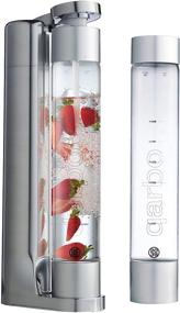 img 4 attached to 🍹 Twenty39 Qarbo - Sparkling Water Maker and Fruit Infuser - Premium Carbonation Machine with Two 1L BPA Free Bottles - Infuses Flavor & Carbonates Beverages (Chrome)