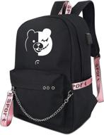 roffatide danganronpa luminous backpack headphone logo