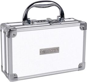 img 2 attached to 🔒 Secure and Compact White Vaultz Medicine Case with Combination Lock (VZ00344)