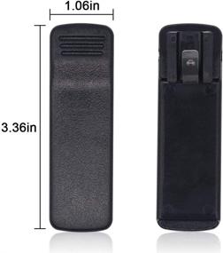 img 1 attached to 📱 Motorola Belt Clip Replacement Kit for DP1400 DEP450 PR400 CP200 CP200D CP200XLS CP040 CP140 CP150 GP3688 EP450 PMNN4251 NNTN4497 NNTN4970 NNTN4851 - Set of 3