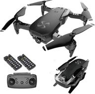 🚁 drone-clone xperts drone x pro air 4k ultra hd dual camera fpv wifi quadcopter follow me mode gesture control 2 batteries included (black) - enhanced for seo logo