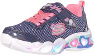 👟 skechers girls athletic lighted sneaker footwear – girls' shoes logo