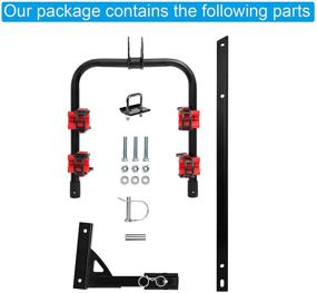 img 1 attached to EDOSTORY Platform Foldable Receiver Hitch Stabilizer