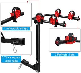 img 2 attached to EDOSTORY Platform Foldable Receiver Hitch Stabilizer