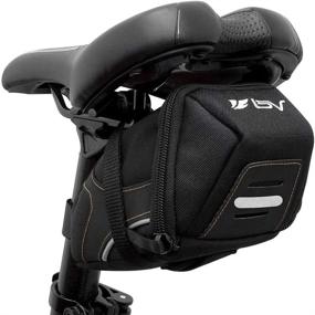 img 4 attached to BV Bicycle Y-Series Strap-On Bike Saddle Bag/Bicycle Seat Pack Bag, Cycling Wedge with Multiple Size Choices