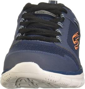 img 3 attached to 👟 Knockhill Charcoal: Stylish and Comfortable Skechers Men's Track Shoes