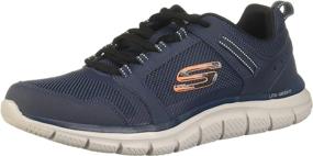 img 4 attached to 👟 Knockhill Charcoal: Stylish and Comfortable Skechers Men's Track Shoes