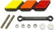 tri color decoration accessories acrylic install logo