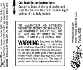 img 2 attached to No Glow Caps LED M5 Lights 50 Pc Blackout Black Out Cover: Ideal for Halloween and Christmas Decorations with NG20 Feature