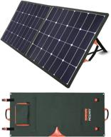 🌞 aimtom 100w foldable solar panel: high efficiency for camping, rvs, travel, outdoors – fast charging power stations for batteries, laptops, generators – 18v dc, usb, mc-4 outputs logo