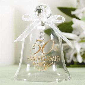 img 2 attached to 🔔 Hortense B. Hewitt Accessories: Stunning 50th Anniversary Glass Bell for Unforgettable Celebrations