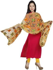 img 2 attached to Dupatta Bazaar DB1164 Вышивка Phulkari