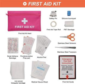 img 1 attached to 🚗 Pink Car Emergency Kit: Ideal Roadside Assistance for Teen Girls and Ladies – Includes Jumper, First Aid, Safety Hammer, Tow Rope, and More!
