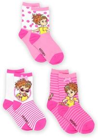 img 2 attached to Fancy Nancy Toddler Girls Socks