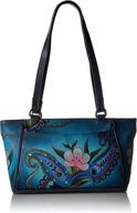 anna anuschka genuine hand painted original women's handbags & wallets in totes logo