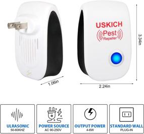 img 3 attached to 2021 Upgraded Ultrasonic Pest Repeller: 8-Pack Ultrasound Plug-in Pest 🐜 Control for Home, Office, Kitchen, Warehouse, Hotel - Effective Electronic Insect Repellent