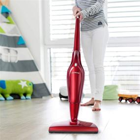 img 3 attached to 🧹 2-in-1 Stick Cordless Vacuum Cleaner with 25.6V Li-ion Battery, HEPA Filtration for Carpet, Hard Floor, Pet Hair and Dust Cleaning