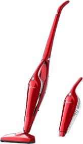 img 4 attached to 🧹 2-in-1 Stick Cordless Vacuum Cleaner with 25.6V Li-ion Battery, HEPA Filtration for Carpet, Hard Floor, Pet Hair and Dust Cleaning