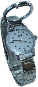 img 4 attached to 🕒 Tactile Braille Watch for Visually Impaired or Elderly Women - Grey Dial Edition