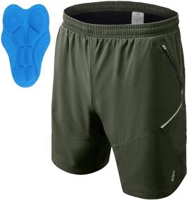 img 4 attached to GymBrave Men's Mountain Bike Shorts: Lightweight & Loose-Fit 3D Padded Cycling Shorts