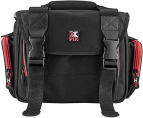 img 4 attached to 📷 Xpix Deluxe Camera/Camcorder Protection Bag: Ultimate Protective Case with Shoulder Strap and Accessories Storage