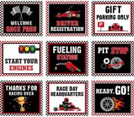 racing decorations 10 11 8 laminated cutouts logo