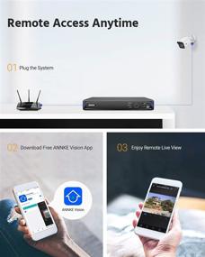 img 1 attached to 🎥 ANNKE 4K 16 Channel PoE NVR with 2TB Hard Drive: Ultimate 24/7 Surveillance Recording for Home Security Camera System